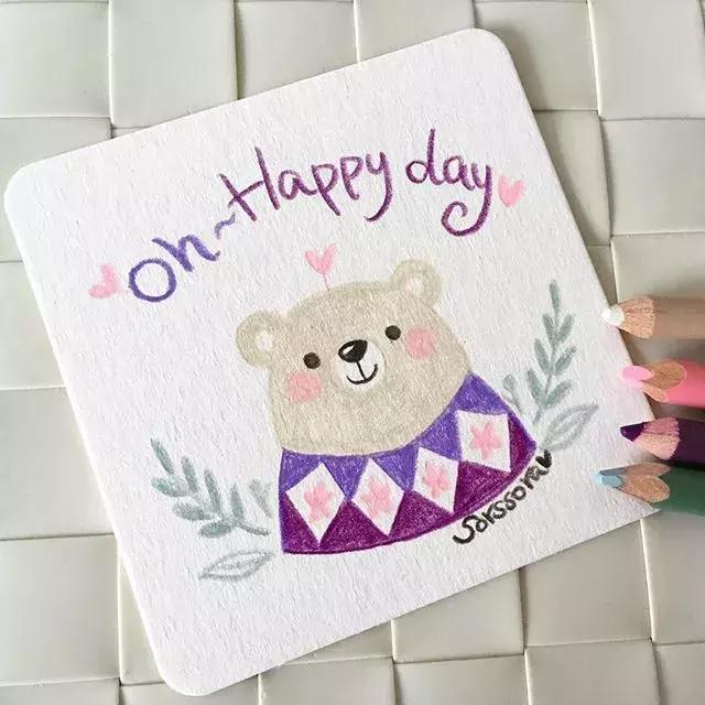 彩铅画古风人物简笔画,彩铅荷花简笔画几分钟就能学会