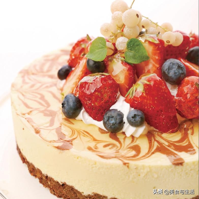 免烤大理石芝士蛋糕的做法,自制大理石芝士蛋糕