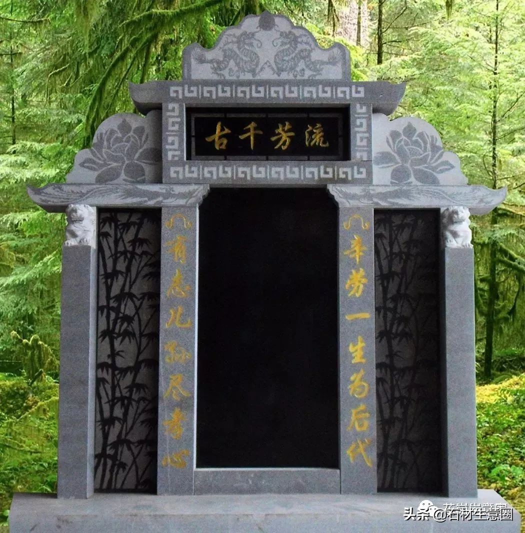 墓碑石材产地及价格,100种墓碑图片