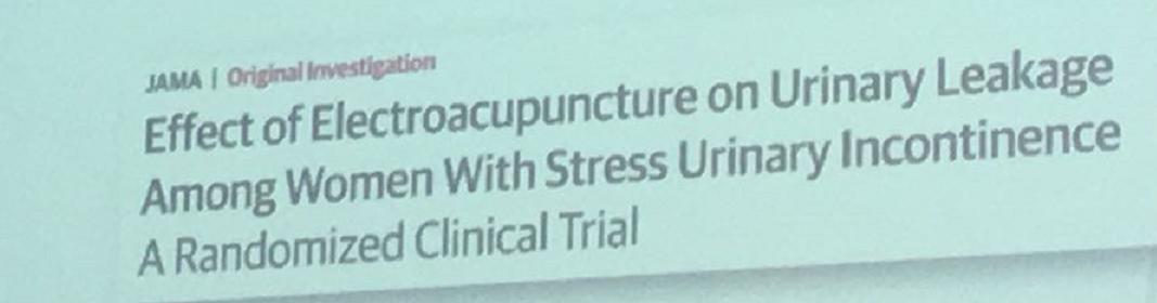 针灸治疗女性压力性尿失禁的穴位,女性尿失禁针灸专家共识