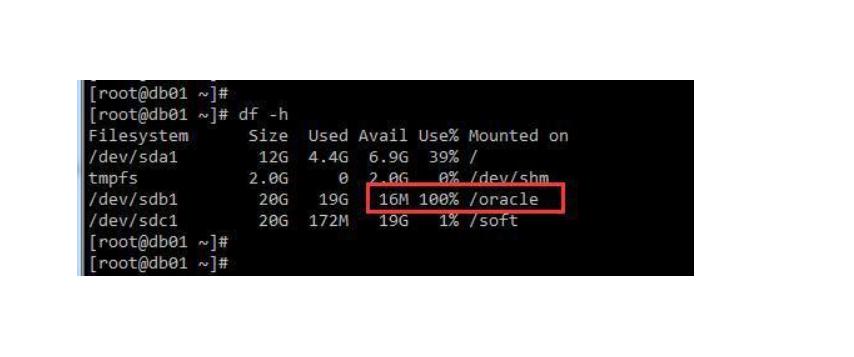 ORA-09817:Writetoauditfilefailed磁盘满了导致登陆失败