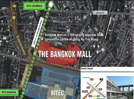 IDEO东方双子星|距BTS素坤逸线Bangna站250米，13.5万泰铢/㎡起与世界级地标购物中心为邻