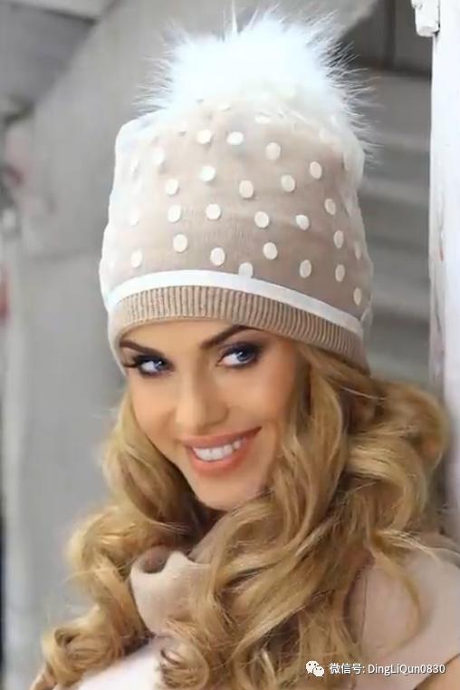 针织洋气气质帽子,针织帽子创意爆款