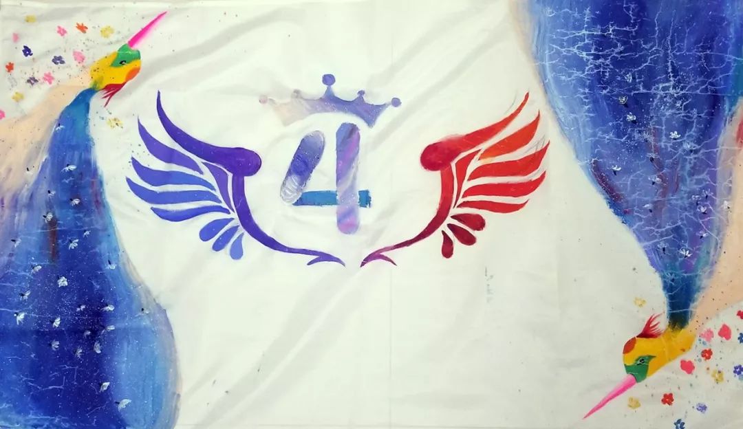 渭南初级中学:逆天了!这些队旗都是学生设计的