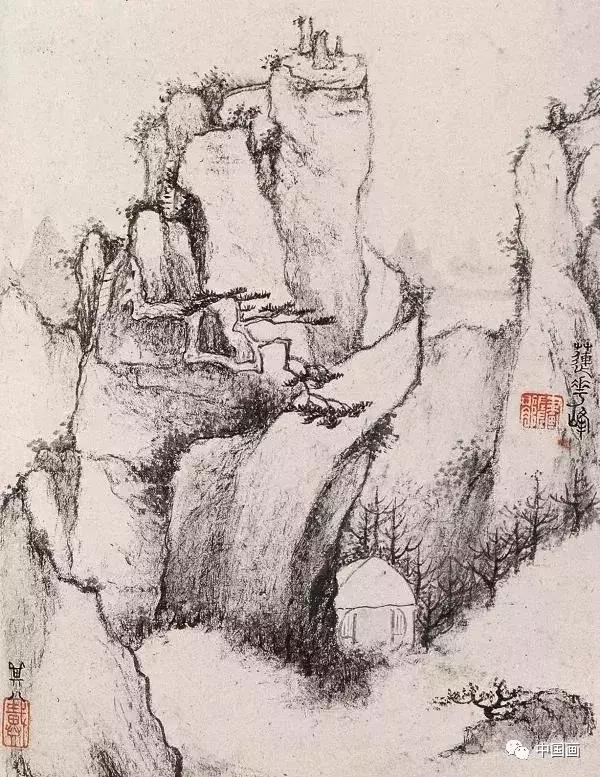 枯笔讲解,赏析枯笔