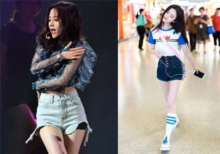 吴宣仪创造101王菊,短裤吴宣仪