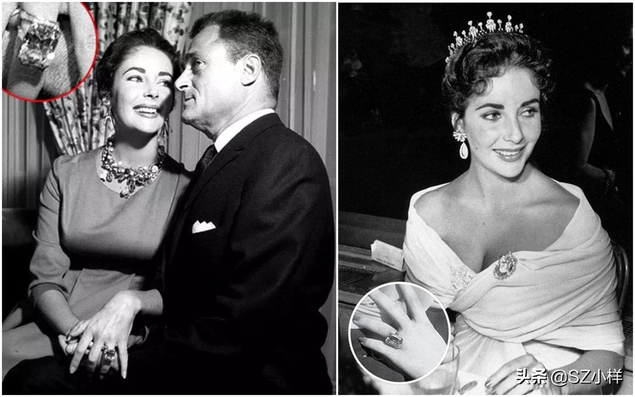 伊丽莎白泰勒传奇人生,伊丽莎白泰勒戴钻石