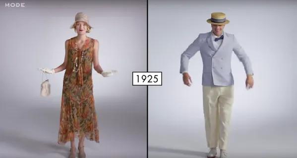 欧美100年穿衣变化,美国过去两百年的衣着变迁