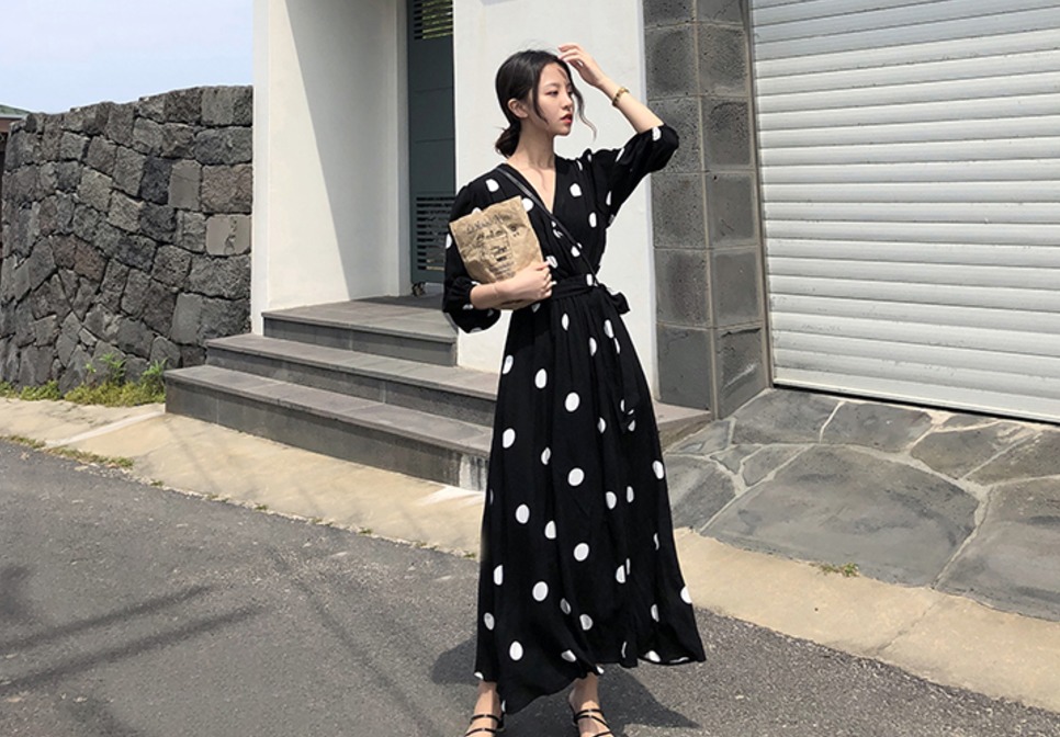 时尚秋冬波点,没有波点就没优雅的秋冬