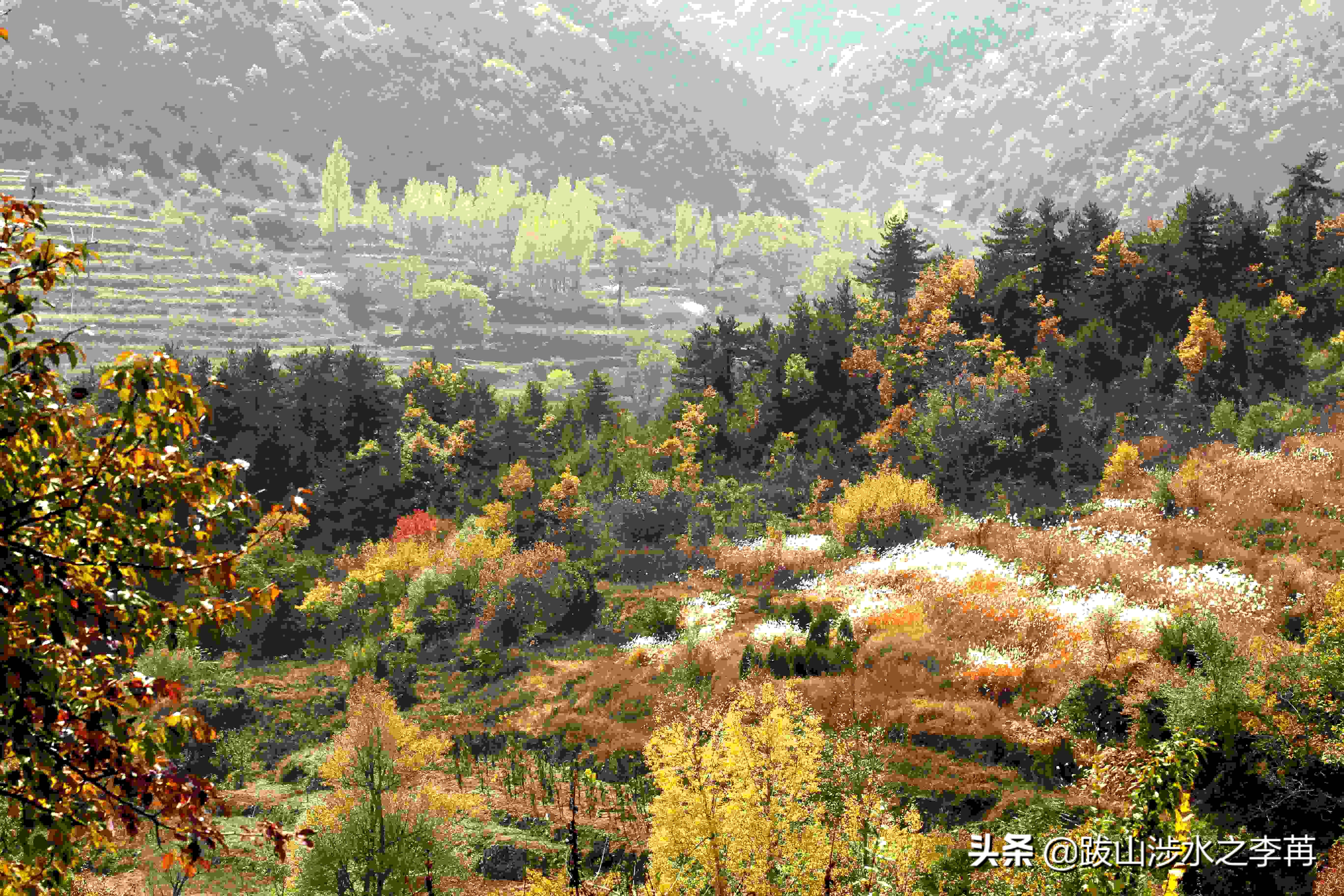 深藏在太行山中的古村落竹林沟,深山沟里的绝世古村