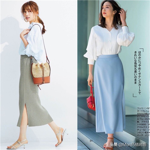 入秋学院风套装长裙,入秋半身裙子