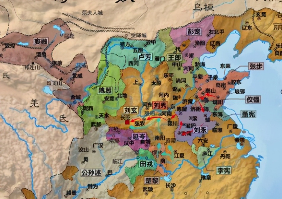 耿弇是汉光武帝刘秀的一员名将 (耿弇出奇制胜的故事)