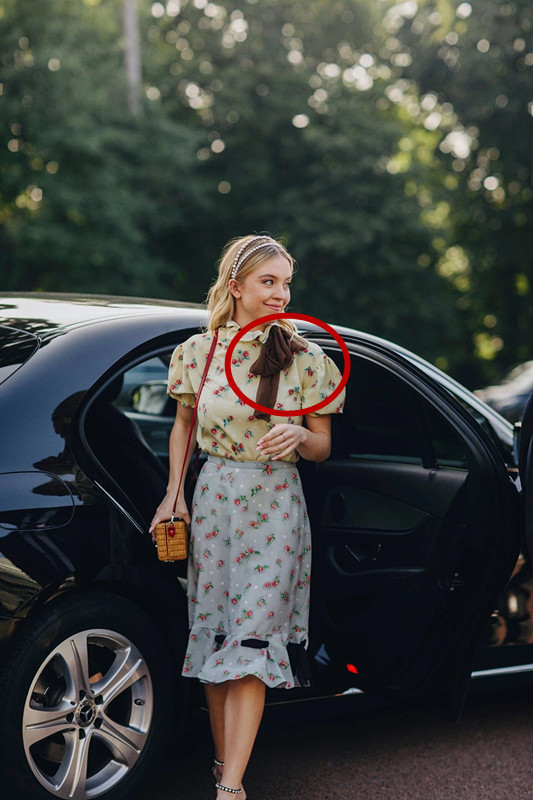 大蝴蝶结怎么搭配好看图片,细跟蝴蝶结穿衣搭配