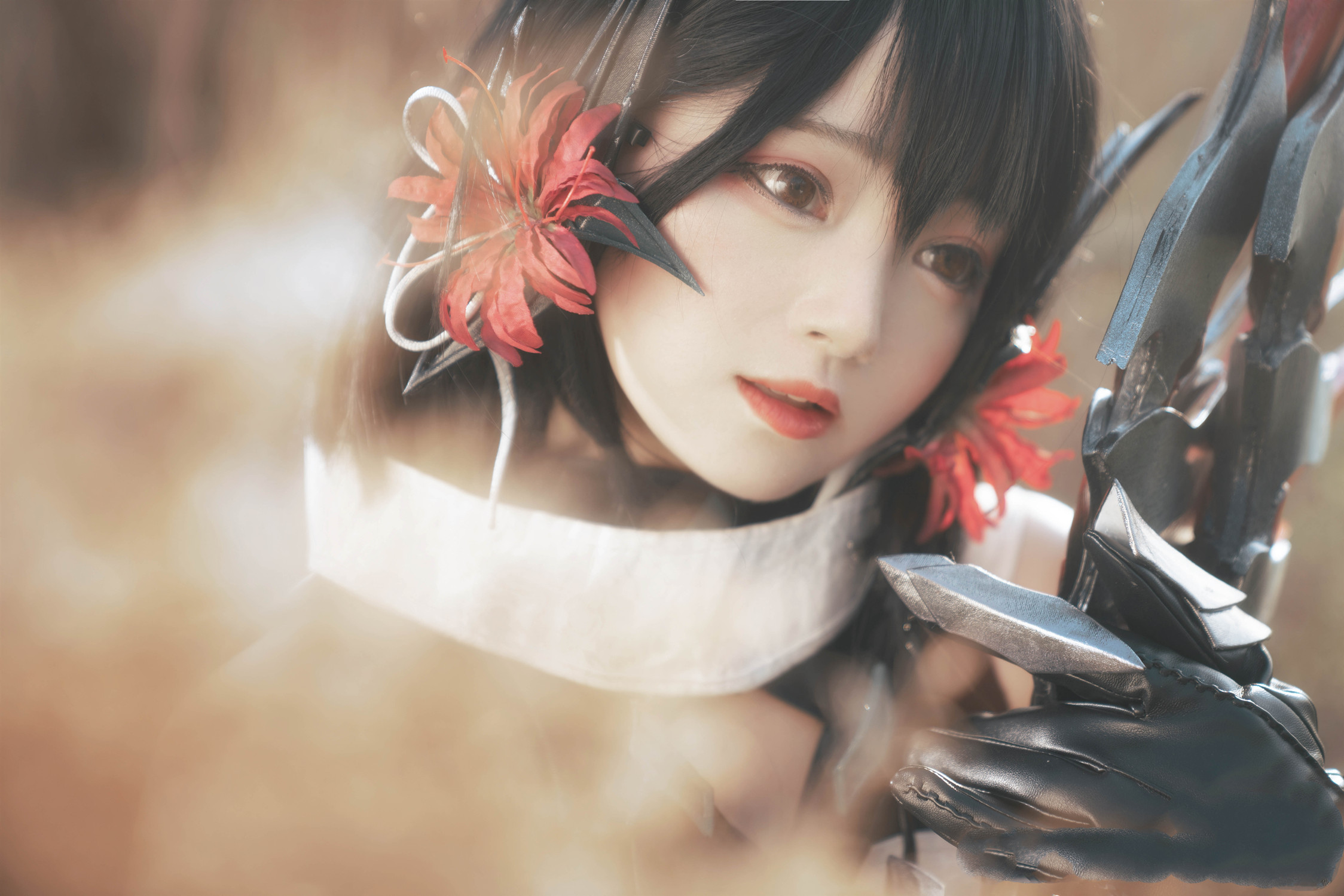 剑网3cosplay明教异域风,剑网3红衣教探雪cosplay