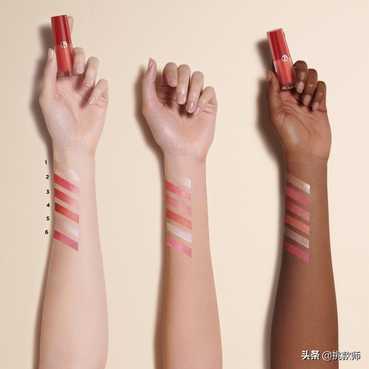 mac唇膏2022春季新品,阿玛尼挚爱唇膏201试色