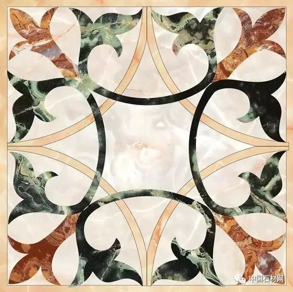 卫生间花洒水刀拼花效果图,水刀拼花图案效果图