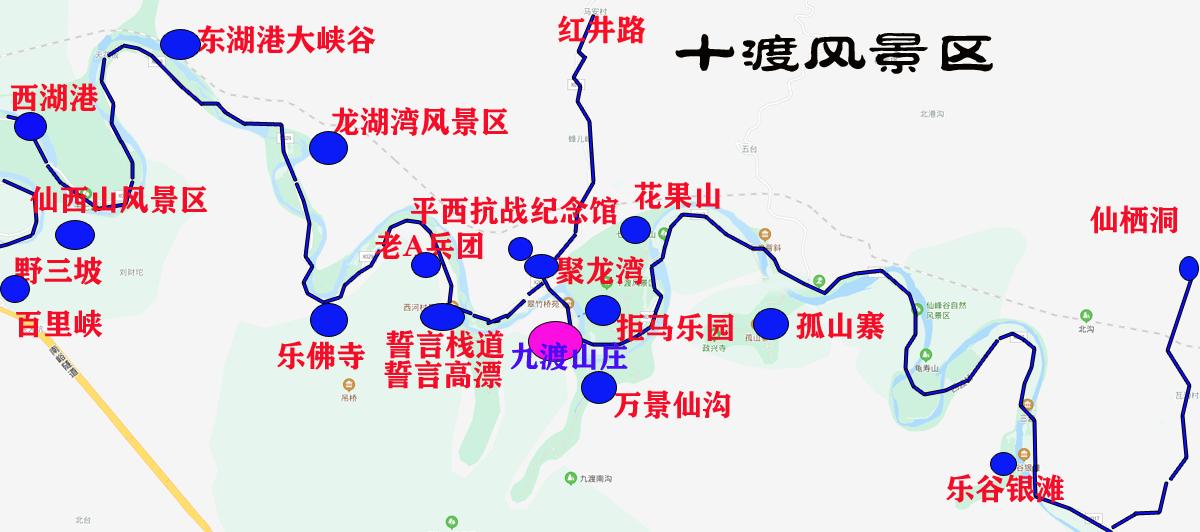 天津人喜欢十渡，原来是有原因的，具体路线详细介绍