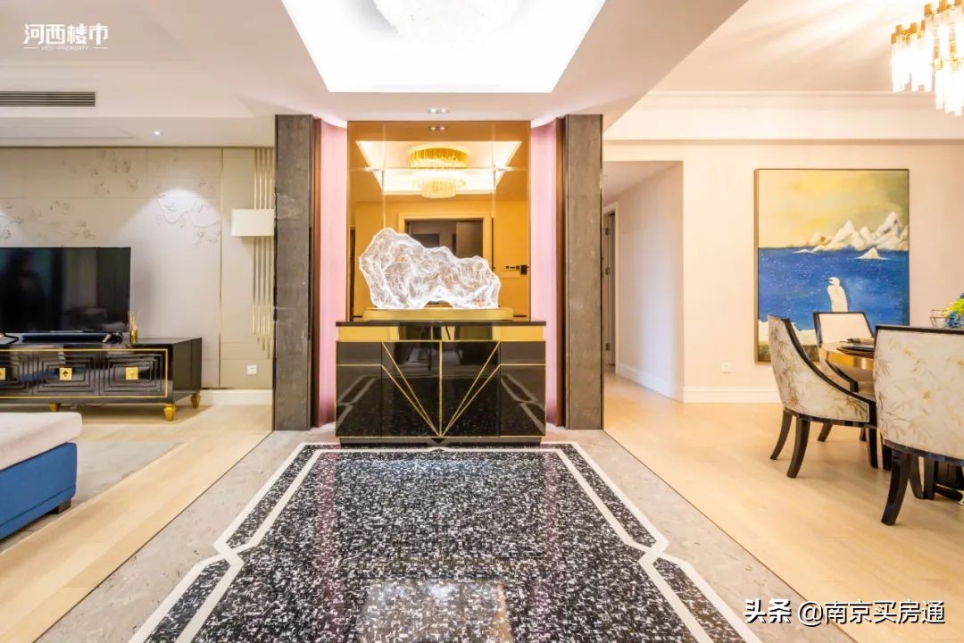河西中新豪宅全景图,河西中心豪宅内部图片