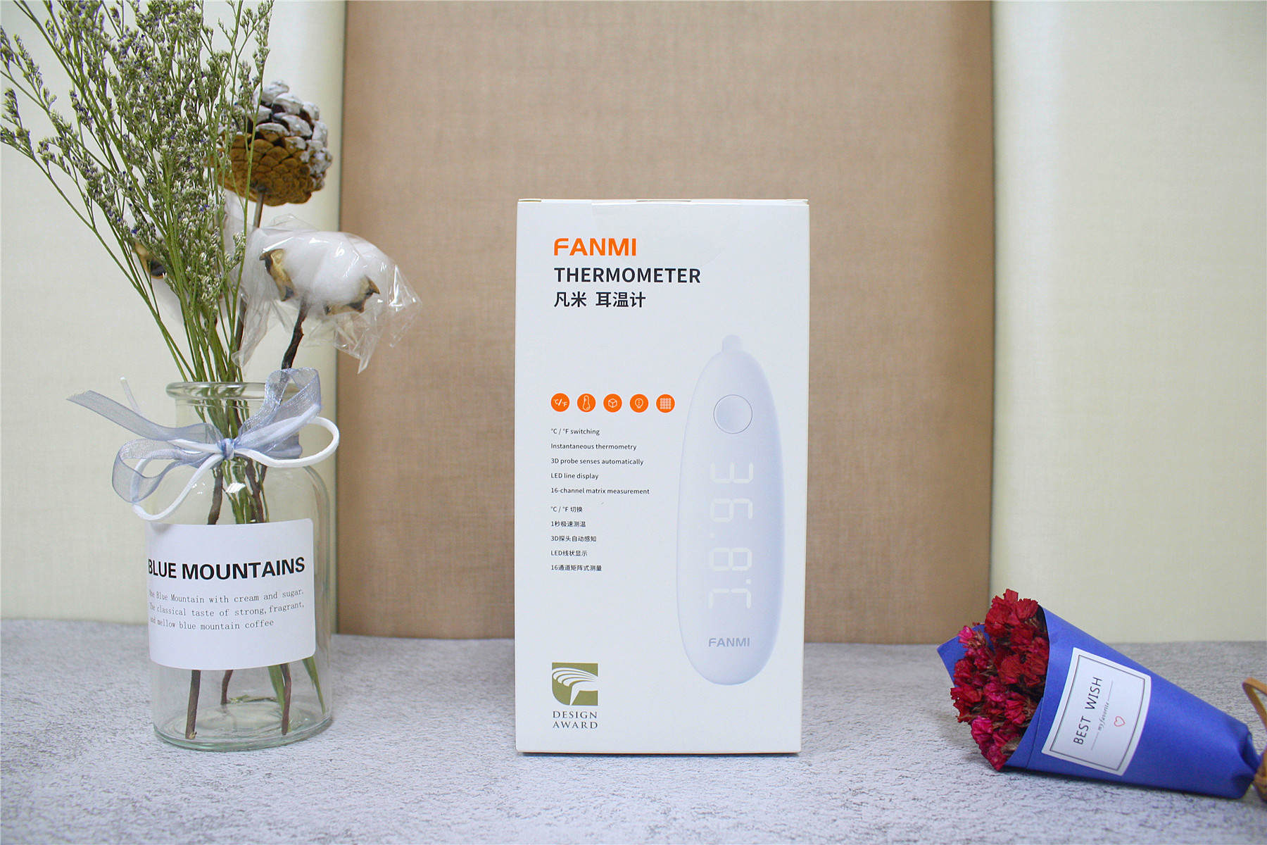 温度计凡米耳温枪,凡米耳温枪一秒测温