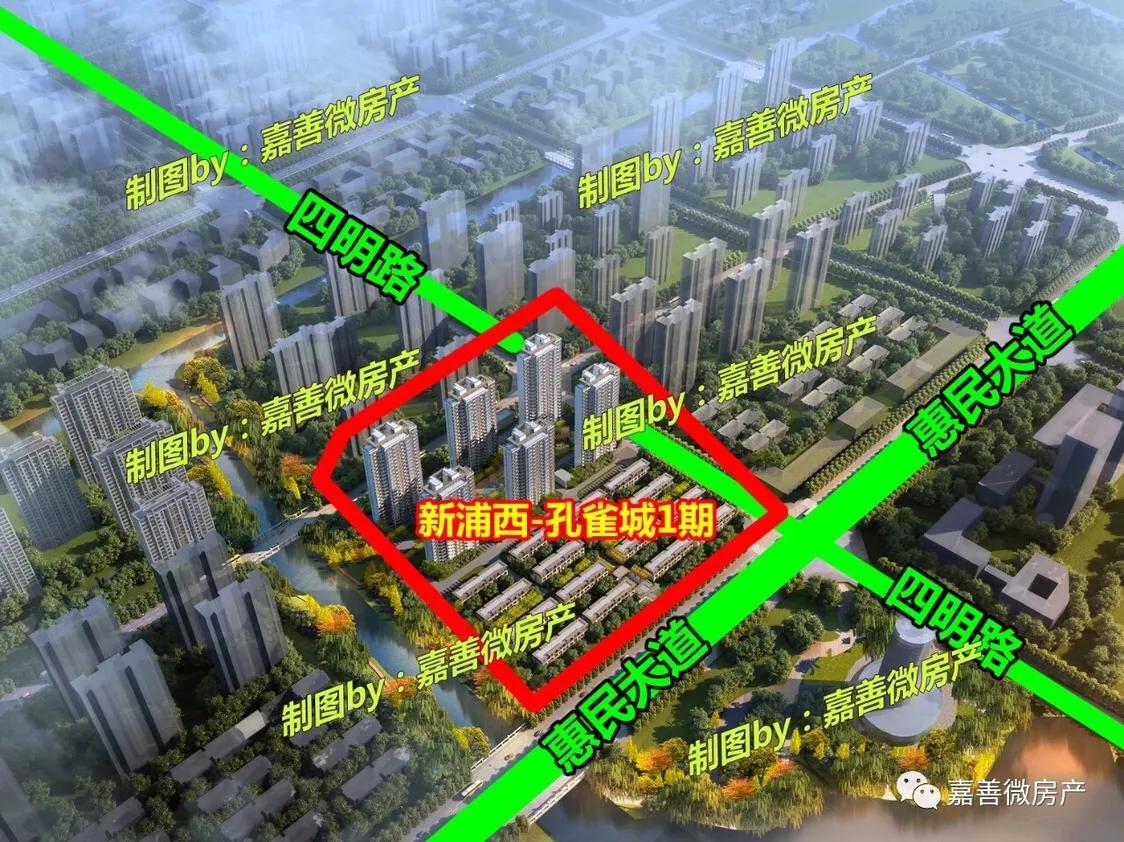 上海嘉善孔雀城在哪里,新蒲孔雀城位置