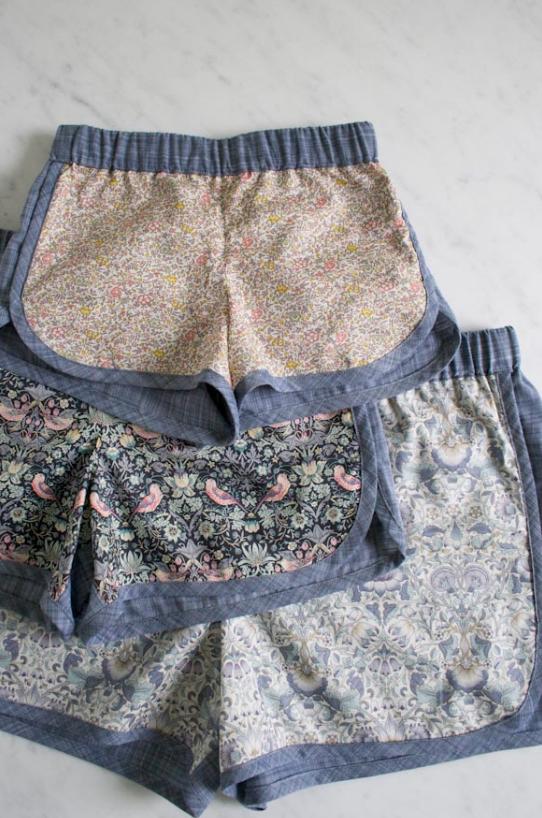 服装下摆缝制方法,热裤包边缝制