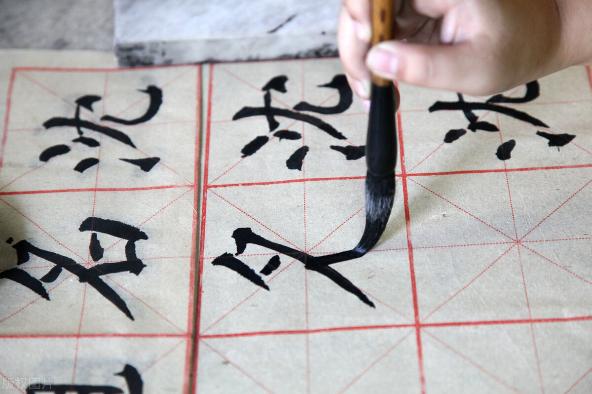 毛笔小楷书法教学入门,少儿毛笔书法基础知识教程