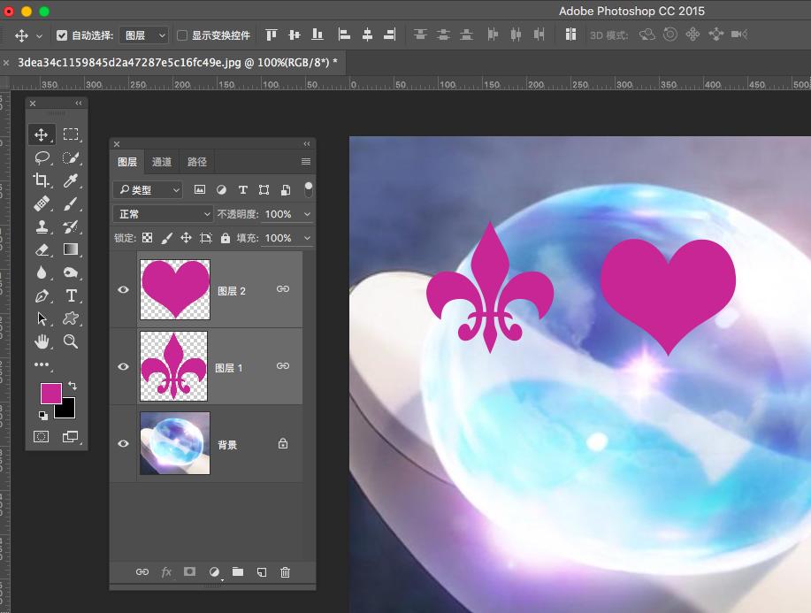 ps中新建图层怎么填充颜色,ps怎么在新建图层插入图片