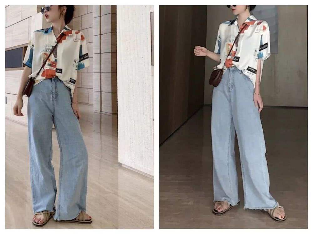 松松垮垮裤搭配,阔腿裤怎么穿出慵懒感