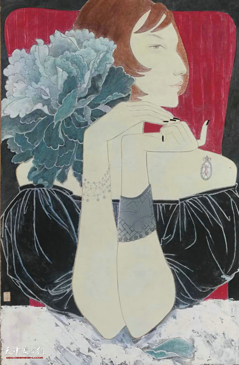 第五届中国当代工笔画大展,工笔人物画展