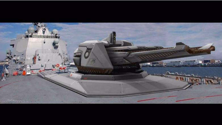 美国的电磁炮曾经超越过我国吗,美国电磁炮技术上舰