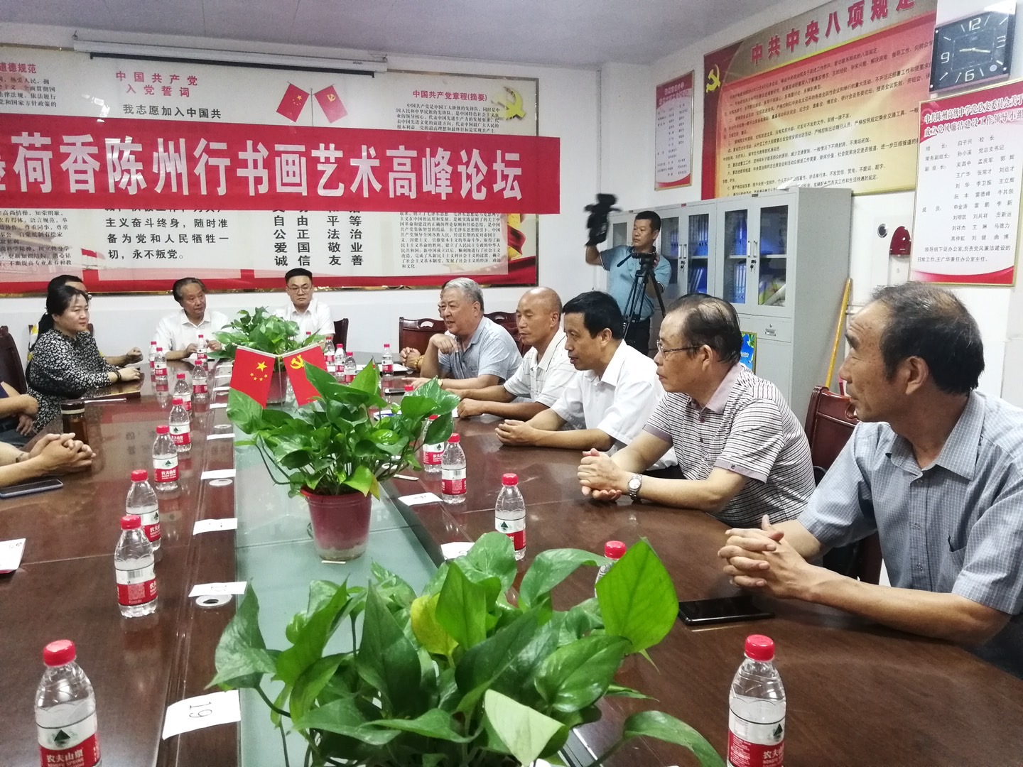 "翰墨荷香陈州行" 为古陈淮阳增光添彩