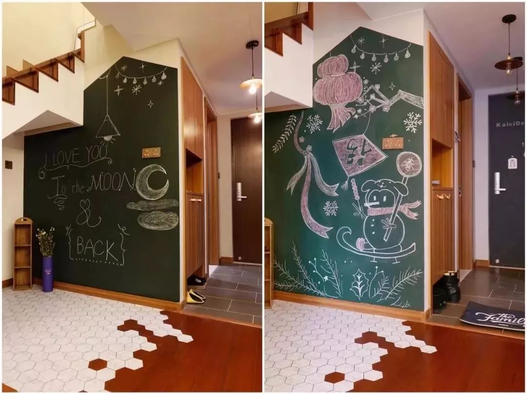 小孩子乱涂乱画怎么刷墙,墙壁被熊孩子画了应该怎么装饰