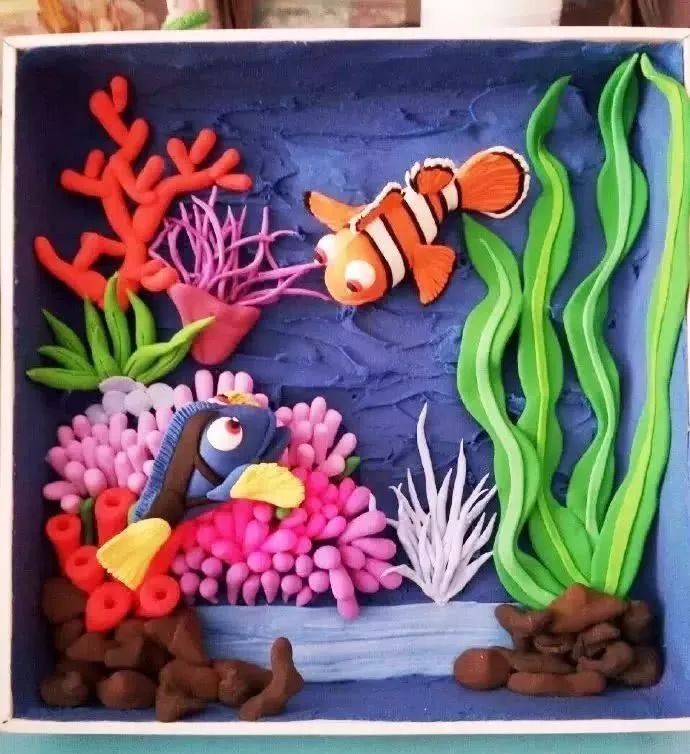 儿童手工粘土创意视频,7-12岁粘土手工简单好看小章鱼