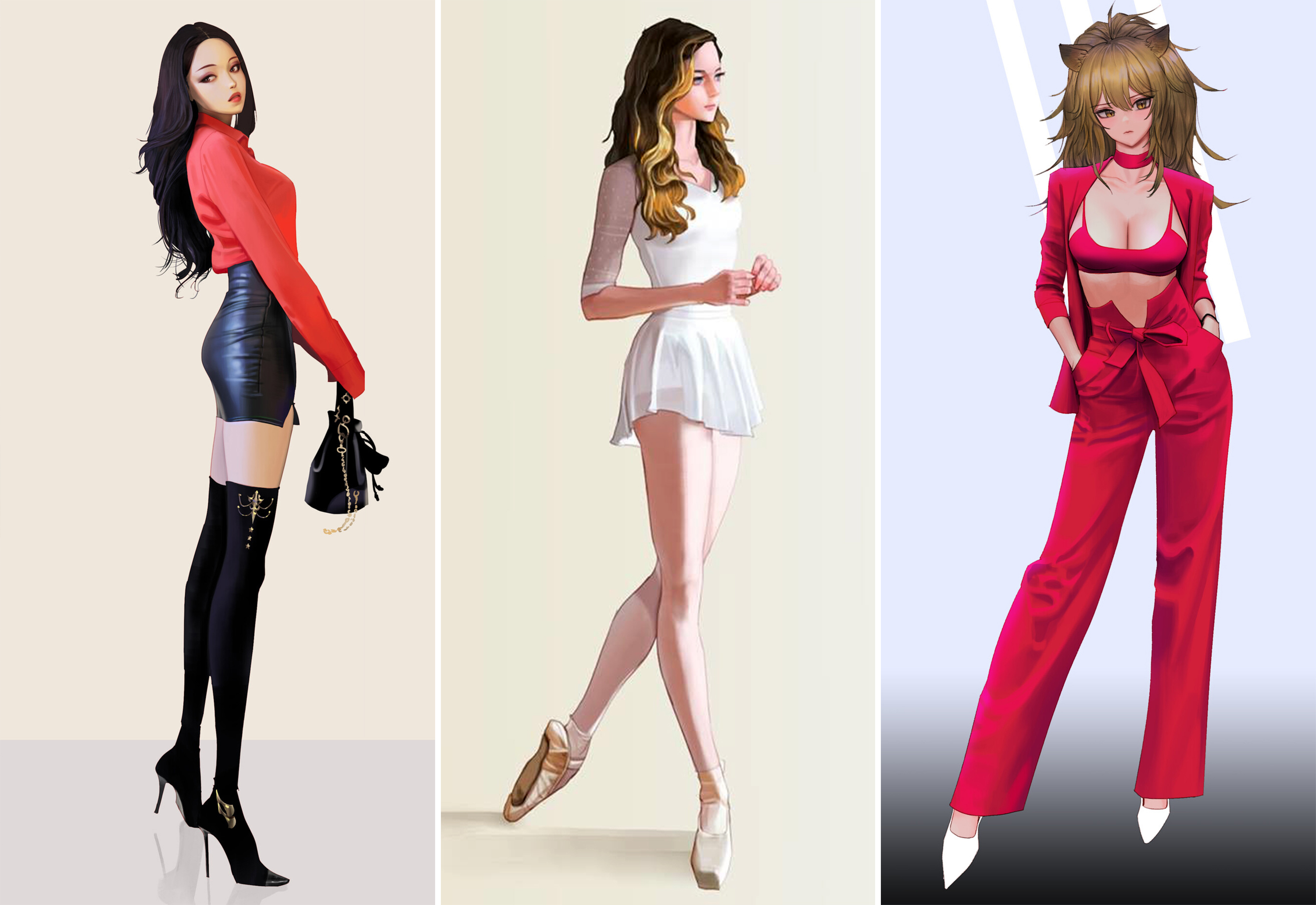 10套服装穿搭美图简约时尚又大气,潮酷风衣服搭配图片