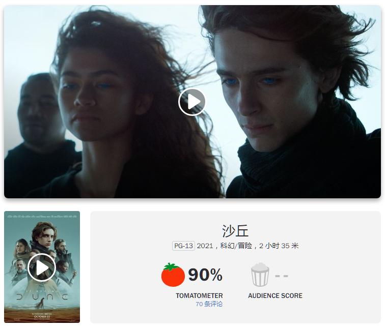 引进片虽迟但到，《沙丘》《007：无暇赴死》同时定档10月