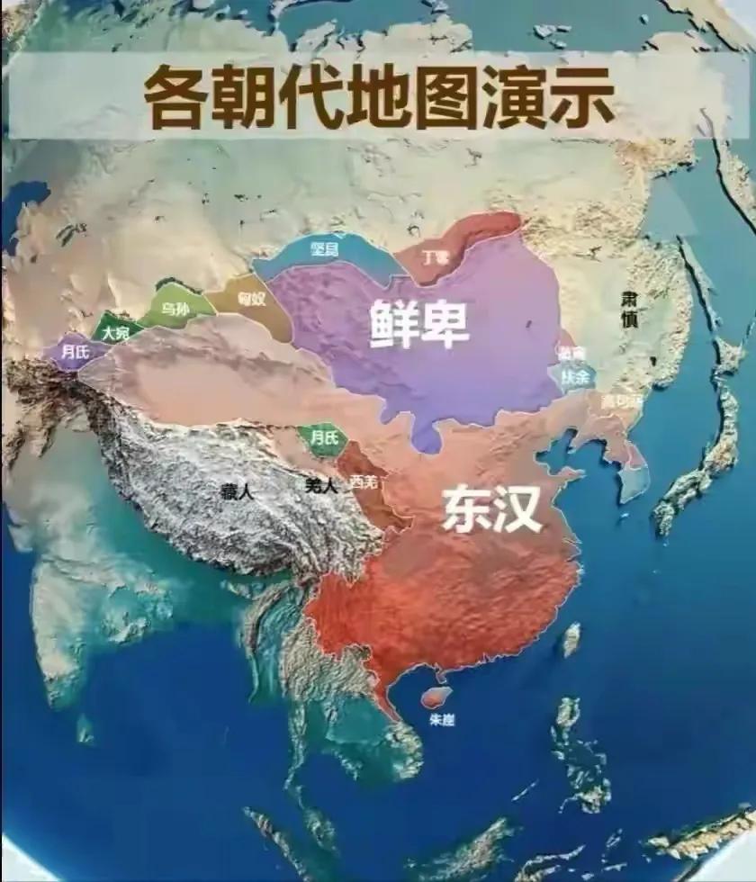 中国历朝历代哪个版图最大,中国历朝历代版图变化全过程