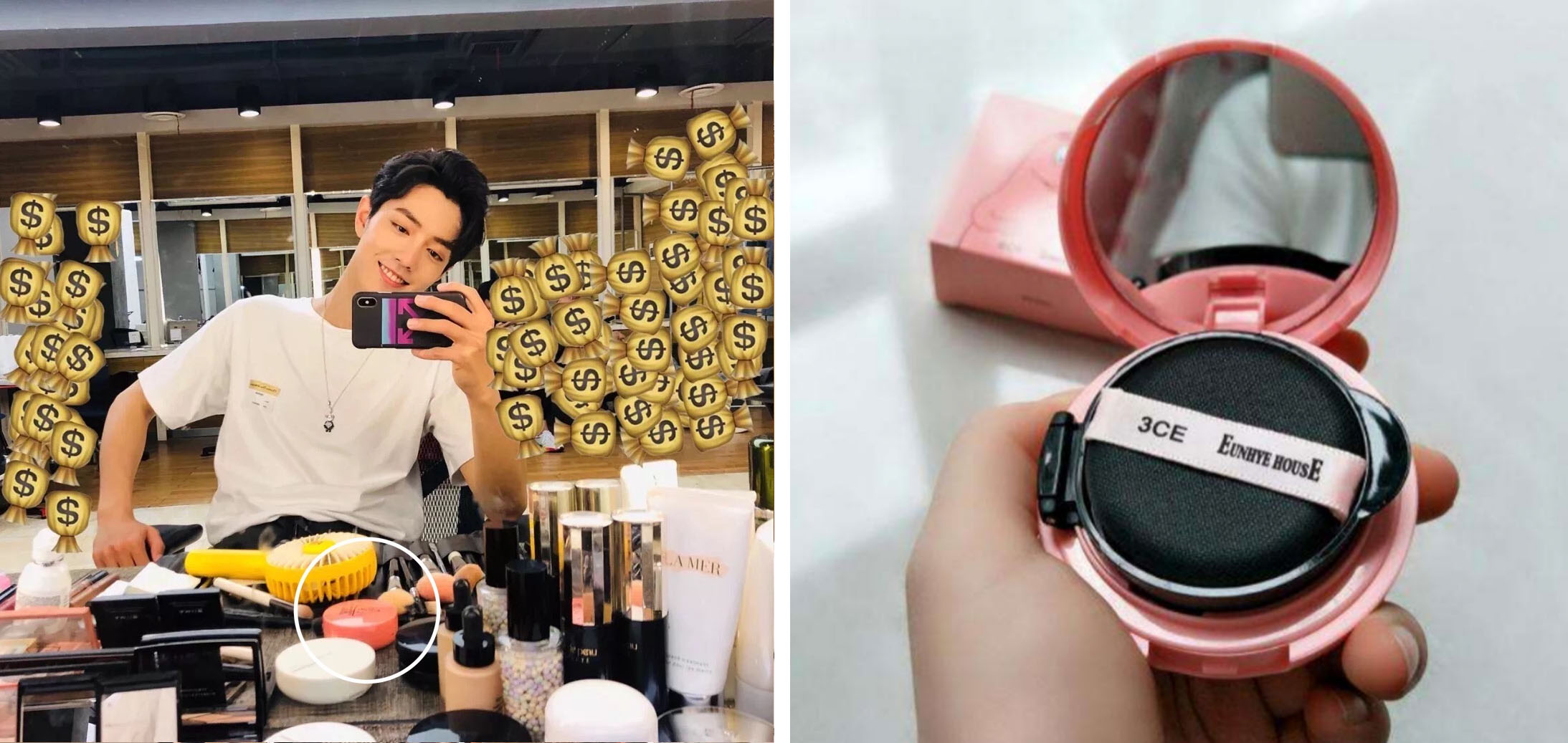 扒肖战化妆品,扒一扒明星化妆台化妆品