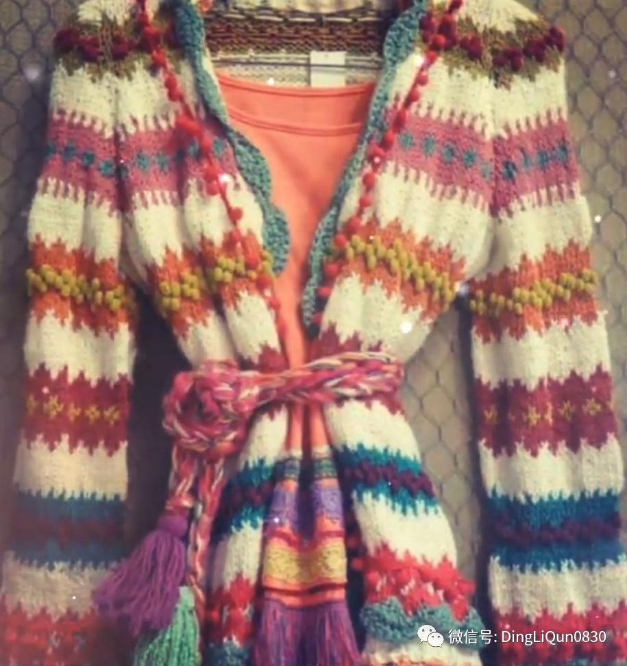 30款漂亮的针织开衫设计,针织祖母格开衫