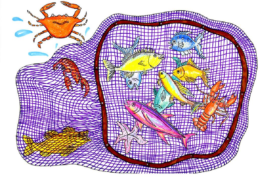 儿童创意画彩铅7-10岁教学,儿童画6-7岁彩铅入门风景