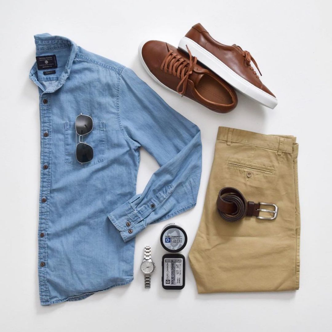 卡其色长裤穿搭,卡其色长裤怎么搭配好看