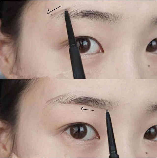 画眉教程自然眉柔和,没有眉形眉毛不好画眉新手教程