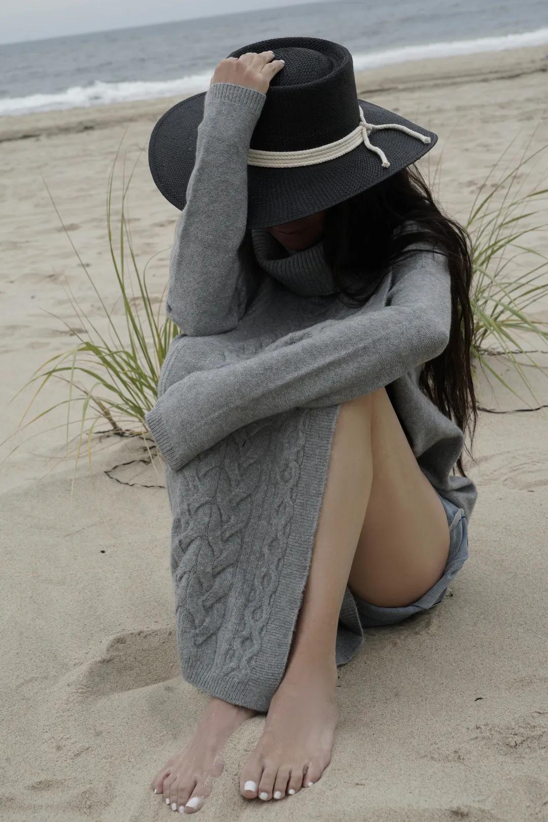 2019年秋款针织衫穿衣技巧,今冬流行的针织衫优雅减龄又时髦