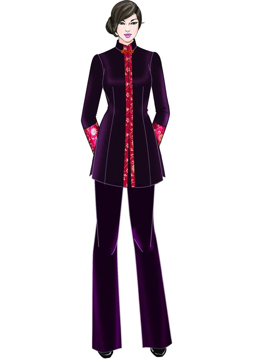 酒店服装工作服大图,酒店工作服简单大方