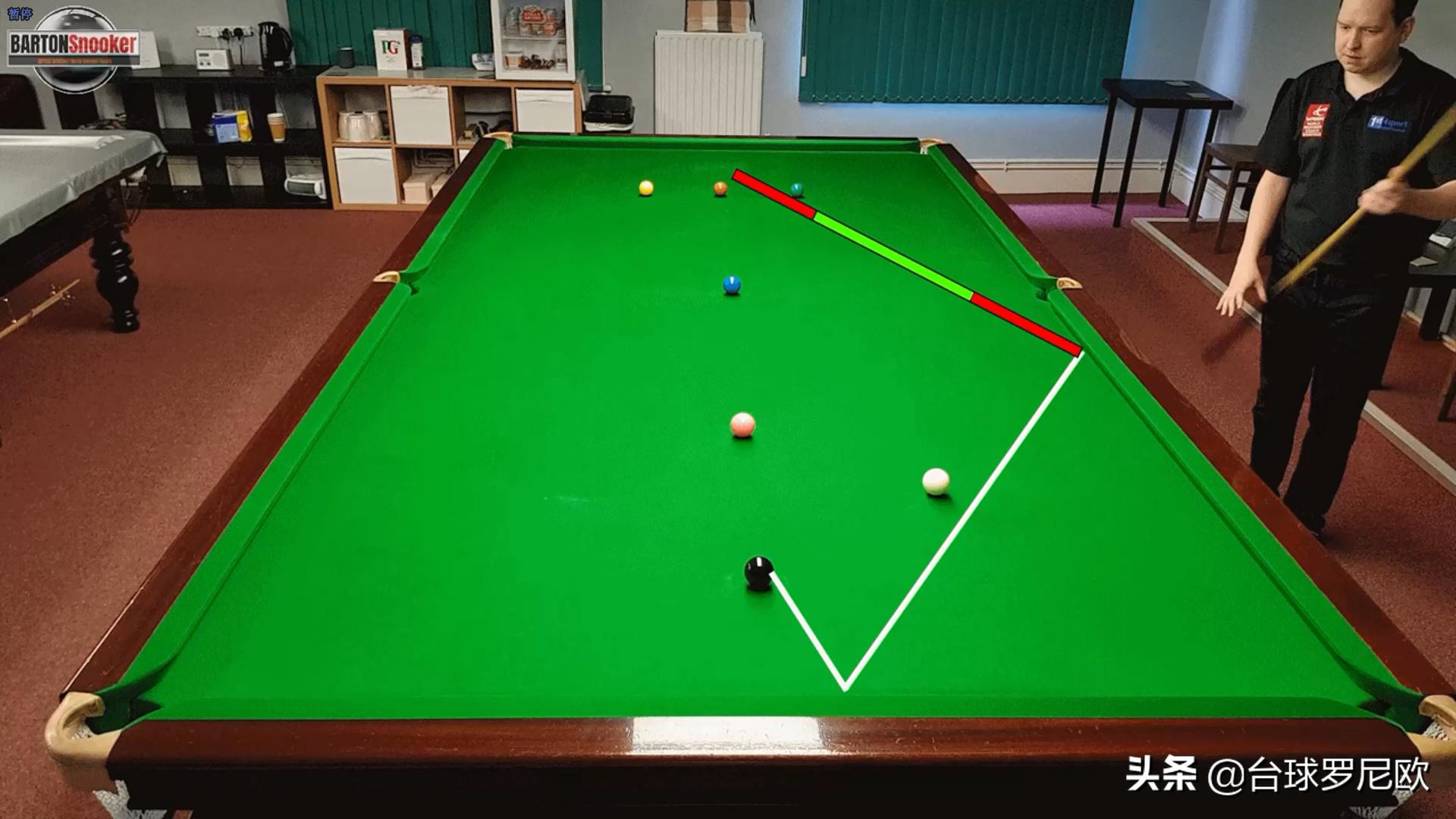 巴顿台球比赛,巴顿打球姿势