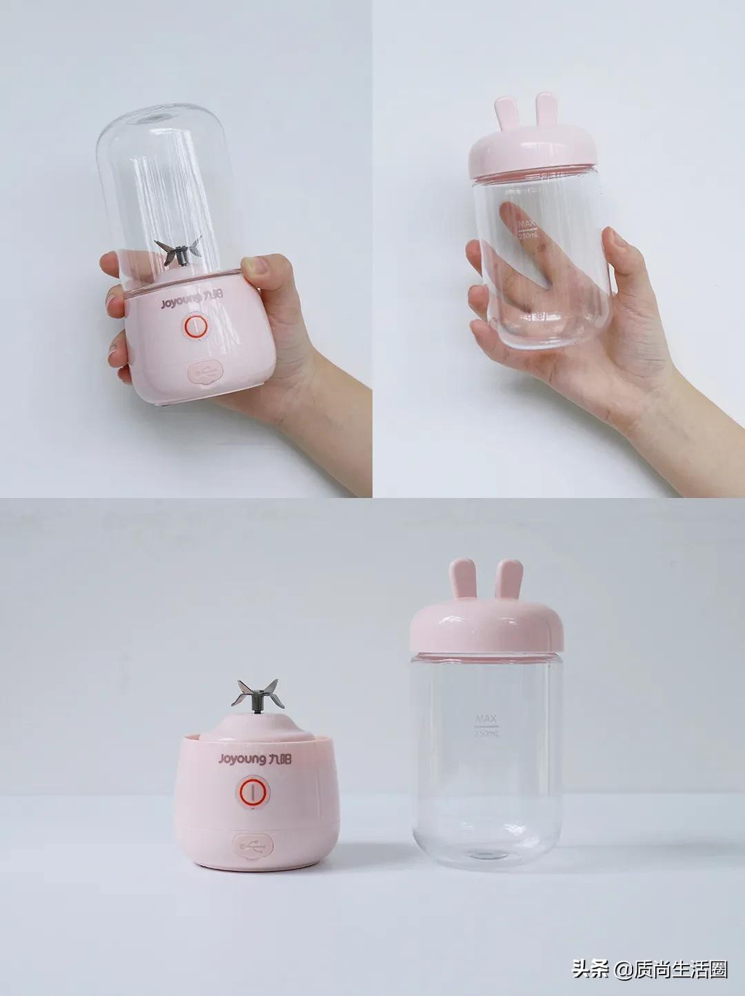 八叶刀头榨汁机小型评测,榨汁机四叶刀头对比六叶