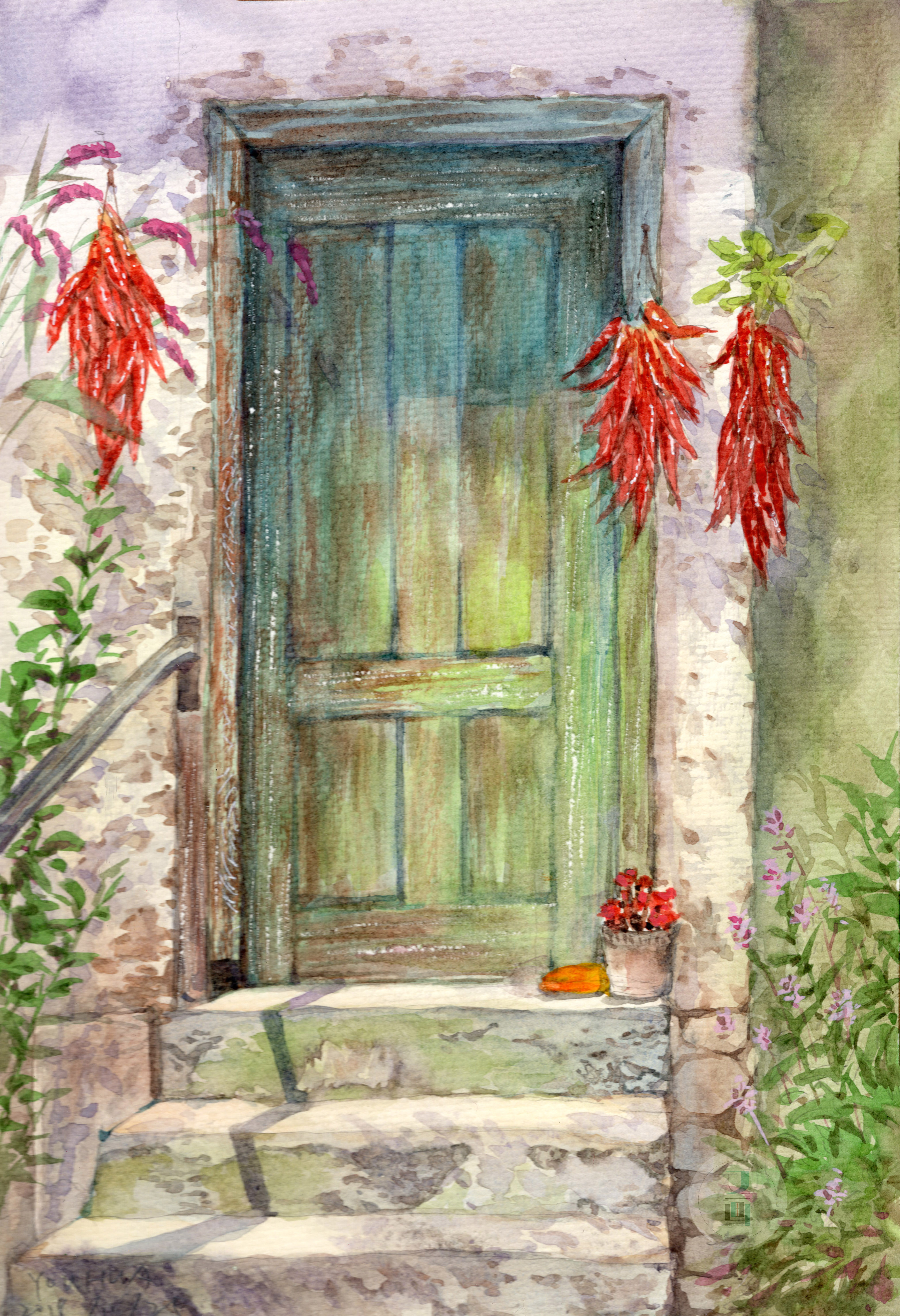 简单随性的水彩教程,水彩生动技巧视频