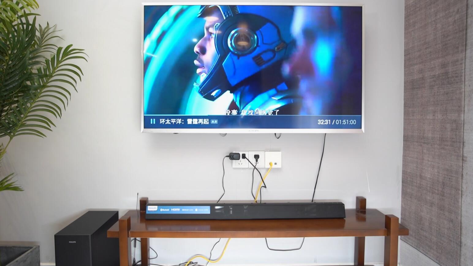 飞利浦htl3320怎样连接电视,3.1声道效果