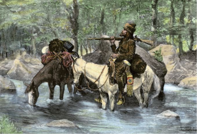 荒野猎人中的印第安人,荒野猎人里面的土著人