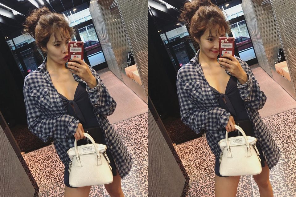 泫雅羊毛卷爆炸头,泫雅穿搭爆炸头