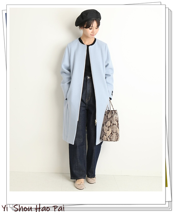 10款纯色系大衣的配色方案,5种颜色大衣25种日系look内搭